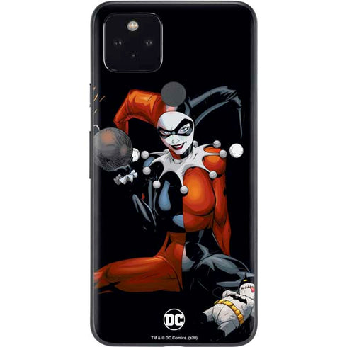 DC Comics Harley Quinn Playfull Pose Google Pixel 5a Skin